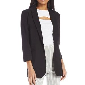 Dillards Takara Long-Sleeve Shawl Collar Coordinating Boyfriend Blazer